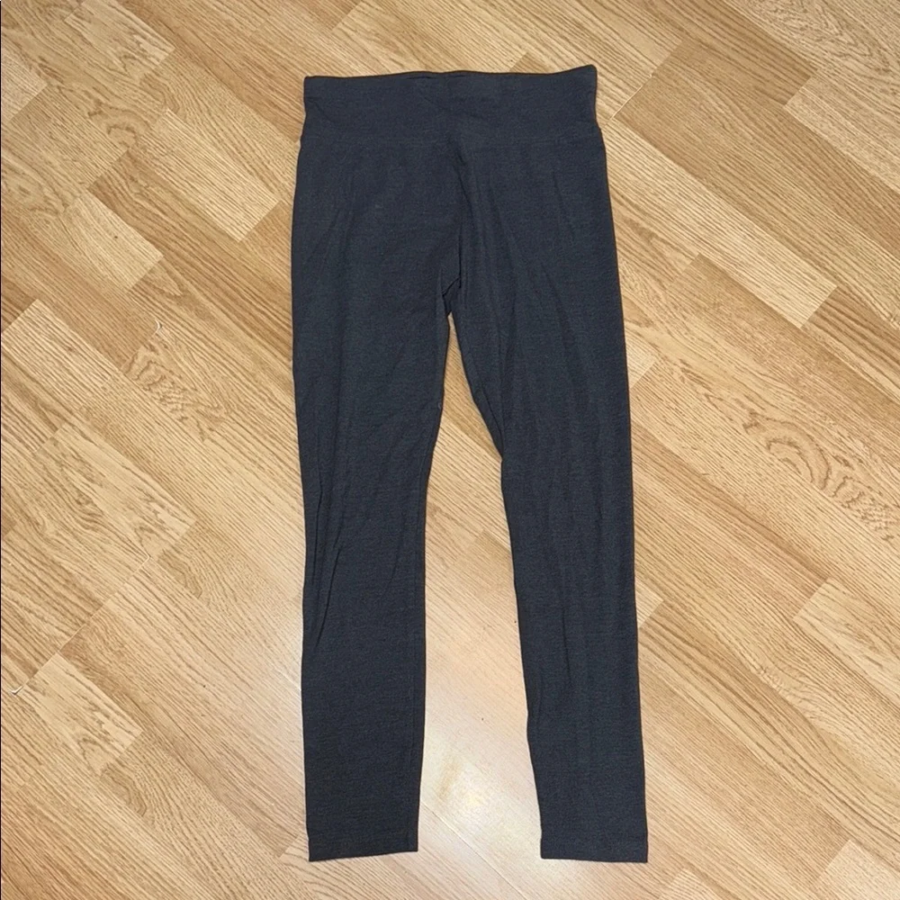 Justice Girls XL 16 Gray High Rise Stretch Leggings Athleisure Everyday